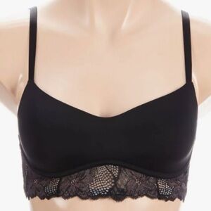 Calvin Klein Black Perfectly Fit Flex Wire-Free Bralette